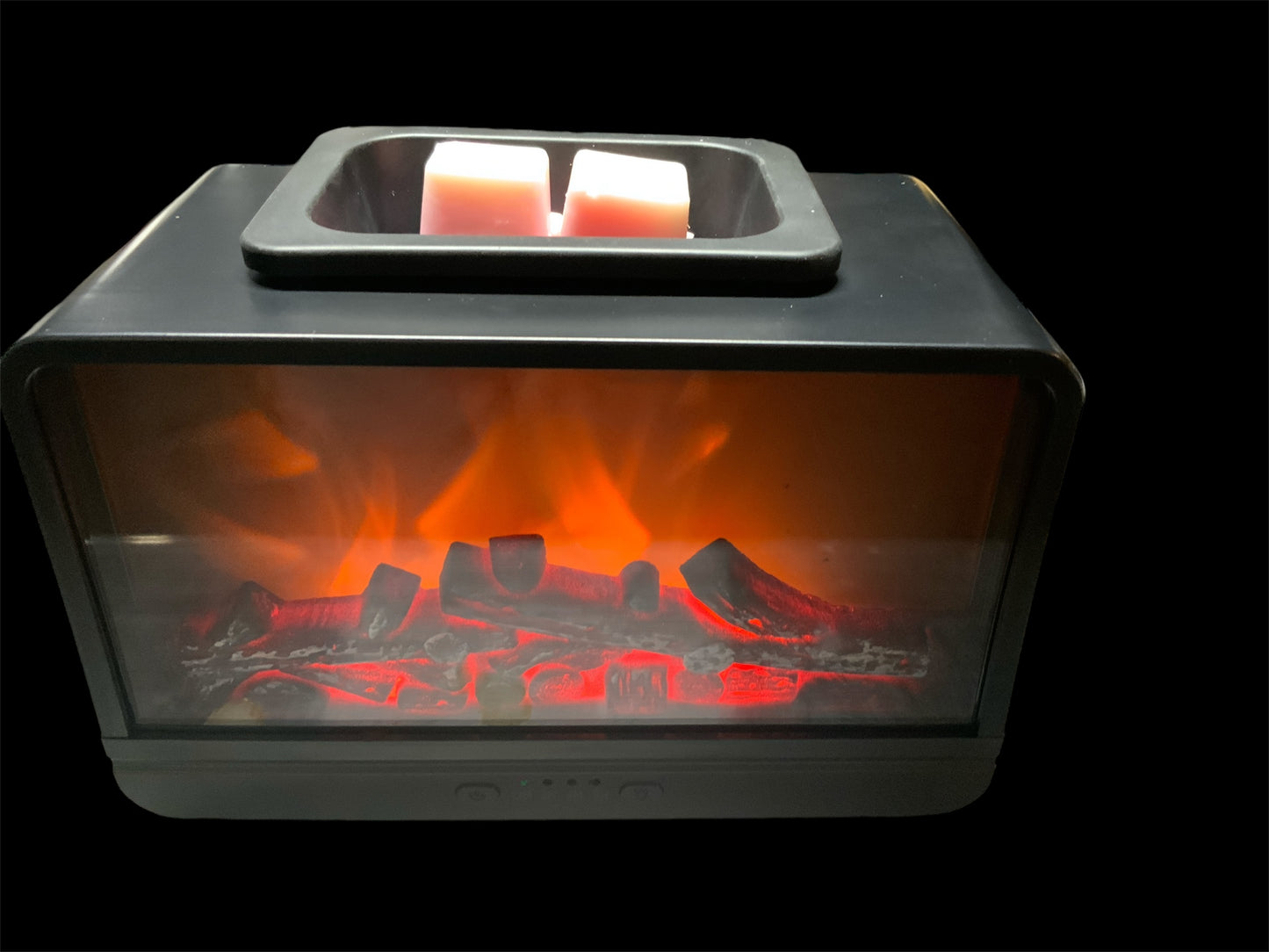 Black frame Fireplace Warmer