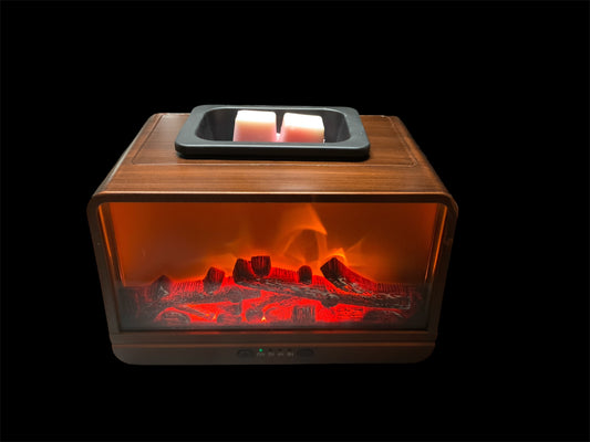 Redwood Frame Fireplace Warmer