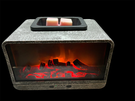Stone Frame Fireplace Warmer