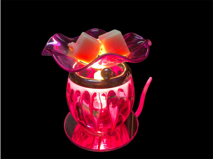 Purple Fragrance Oil and Wax Lamp