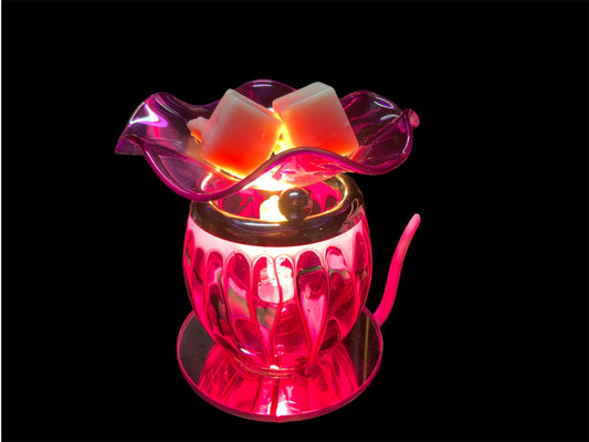 Purple Fragrance Oil and Wax Lamp